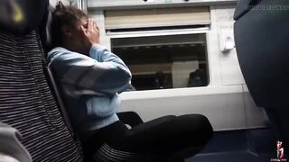 Italian Girl Gives Me a Handjob on the Train - 5 image