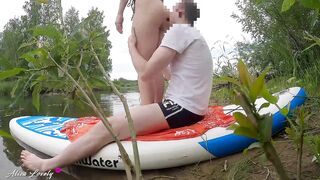 He Fucked Me Doggystyle During an Outdoor River Trip - Amateur Couple Sex - 2 image
