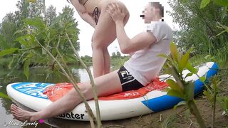 He Fucked Me Doggystyle During an Outdoor River Trip - Amateur Couple Sex - 5 image