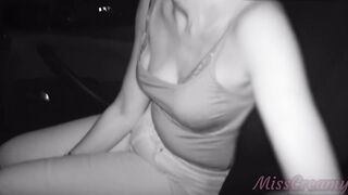 293 Dick Flash - Teen Student Sucking My Cock in Car in Parking - It's Very Risky Carsex with People Near- Misscreamy - 2 image