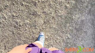 Desired to Pee on a Bench: Outdoor Piss - 4 image