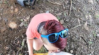 Quick outdoor blowjob at an abandoned house - 2 image