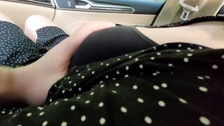 I Picked Up Stranger and Let Him Touch my Big Boobs in the Car before He Fucked Me - 3 image