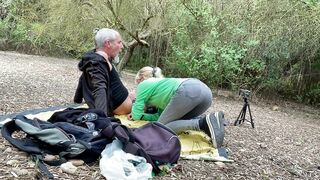 EXCURSION WITH MY STEPBROTHER - BLOWJOB IN THE MOUNTAIN - CUM IN MOUTH - 4 image