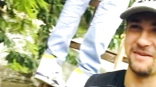 Sexy German MILF getting her holes pounded outdoors - 10 image