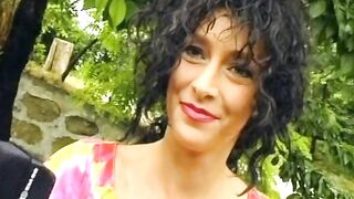 Sexy German MILF getting her holes pounded outdoors - 5 image