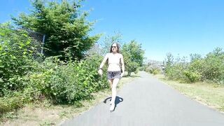 Longpussy, out for a Walk along the River. Just another Beautiful day Part I. - 2 image