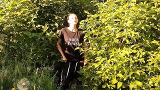 Risky public female masturbation in nature - Lesbian-candys - 1 image