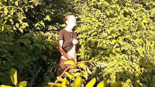 Risky public female masturbation in nature - Lesbian-candys - 11 image