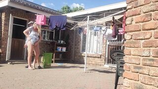 Wife fucking neigbor outdoor fucking - 5 image