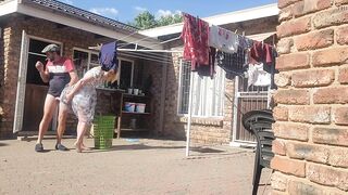 Wife fucking neigbor outdoor fucking - 7 image