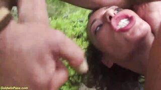 german deepthroat queen outdoor dp fucked - 15 image