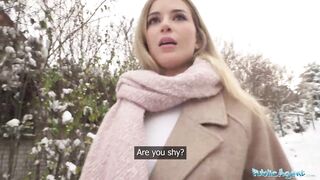 Public Agent Cute blonde outdoor POV blowjob hardcore sex in secret location big dick tight pussy - 2 image