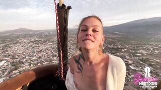 Risky sex on a hot air baloon over the mexico pyramids - 13 image