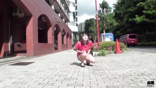 Japanese extremely hairy and petite amateur making weirdest moans - 4 image