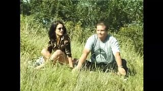 Outdoor fuck with real mom