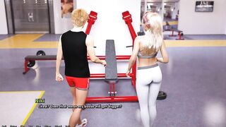 Welcome to free will: gym work and outside with a sexy girl ep 9,10 - 5 image