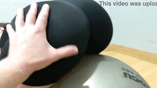 Fuck In Gym !!! Personal Trainer Stretch My Wet Pussy And Fucked So Fast , No One Has Seen Us Yet - 5 image