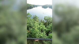 Big Boob MILF Teacher in leggings gives Blowjob to a stranger during her vacation trip - 2 image
