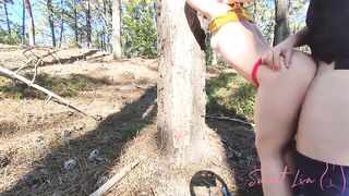 Doing naughty things in the woods! - Sweet Lia - 11 image