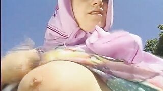 Two Farmers and One Horny Babe Bang Their Fuck Holes on the Field - 3 image