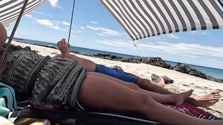 seduced stepdad while we were together on the public beach - 6 image
