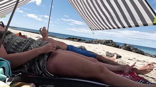 seduced stepdad while we were together on the public beach - 7 image