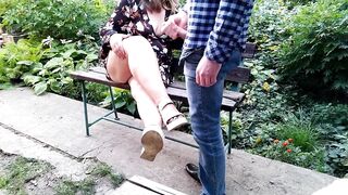 I took my dick out in front of my mother-in-law and came on her bare legs - 3 image