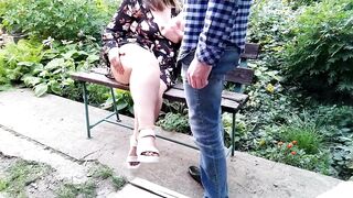I took my dick out in front of my mother-in-law and came on her bare legs - 4 image