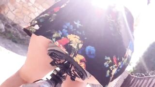 Riding a bike without panties - part 1 - 13 image