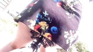 Riding a bike without panties - part 1 - 14 image