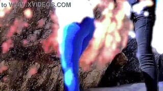 My hubby doesn't mind my stud friend fucking me here on this quiet beach, but please cum in my butt, then take your cock out before cumming to dirty my butt with cum milk - 10 image