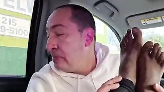 I FOUND A CUTE BLACK GIRL WITH SOME GREAT SMELLY FEET IN KENSINGTON SECTION OF PHILLY KENS