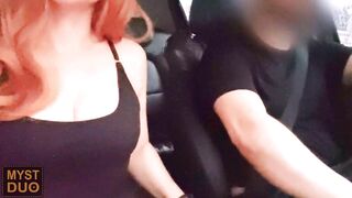 I gave her a ride, and she thanked me with her marvelous boobs - 2 image