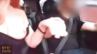 I gave her a ride, and she thanked me with her marvelous boobs - 4 image