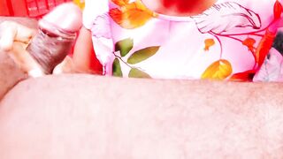 Telugu Silk outdoor blowlob fucking with boy friend telugu dirty talks. - 5 image