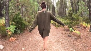 I walk naked in the woods because I want to be fucked! - Amateur - 3 image