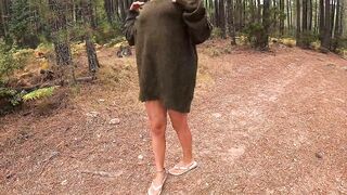 I walk naked in the woods because I want to be fucked! - Amateur - 5 image