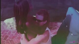 Flaming Hot Black Babe Gets Rammed Outdoors by Her Hot BF - 3 image