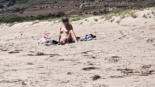 On the beach a stranger masturbates while looking at me - 14 image