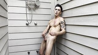 Hot Asian Twink Cody Seiya Jerks Off Outdoors