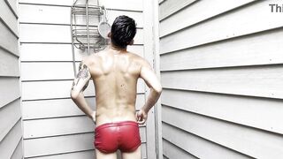 Hot Asian Twink Cody Seiya Jerks Off Outdoors