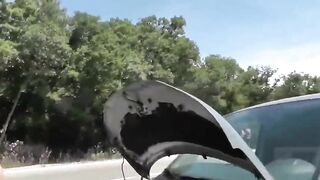 Hot German Slut pays for the Car Repair Service - 2 image