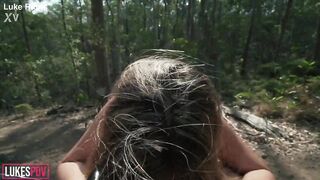 PUBLIC BLOWJOB FROM MILANO OUTDOORS - 2 image