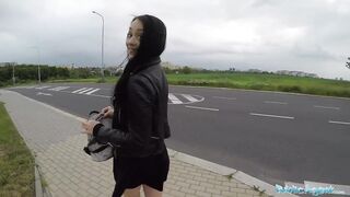 Public Agent Alessa Savage Gets Creampied Outdoors - 2 image