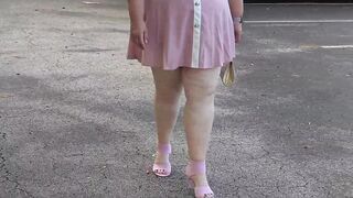 Fat ass plump white bbw doctor step in car and got caught by stranger in public masturbation, flashing & playing with pussy close up | risky outdoor exhibitionist | best of Xvideos | big booty natural tits woman | huge butt | ssbbw | thick curvy milf - 2 image