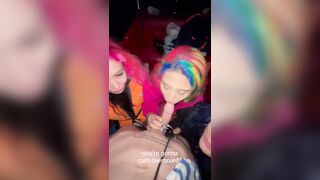 Girls Mad Surpris for Guy on Boat Roxi Lips Anna Batman - 10 image