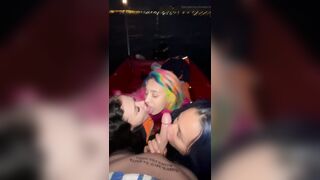 Girls Mad Surpris for Guy on Boat Roxi Lips Anna Batman - 8 image