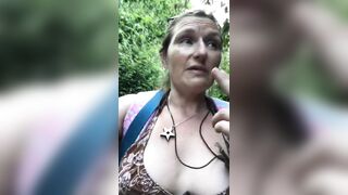 Riskiest Video yet! Sniffing and Sucking by Smelly Pussy Fingers with My Tits Out and Flashing Bushy Pussy - 10 image