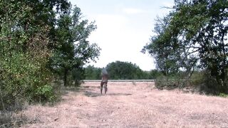 Slave Walks Around in a Chastity Belt and Double Penetrates the Highway - 7 image